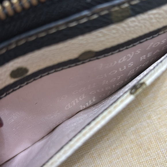Kate Spade Black and White Striped Wallet - Picture 7 of 12